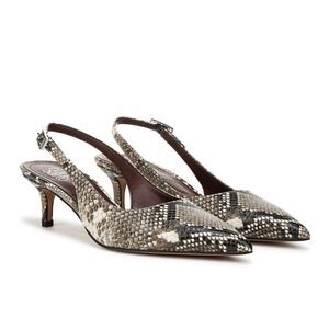 Franco Sarto Kate Slingback Pump 8 Snakeskin